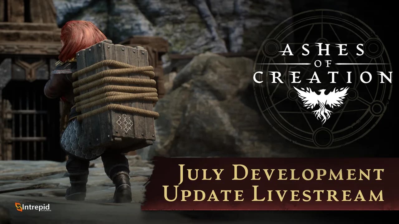 Ashes of Creation Alpha 2 Phase 3 Introduces Full-Scale Towns and Crate System