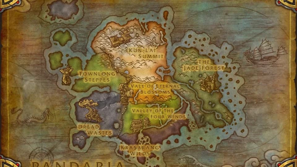 Map - Unveiling Pandaria