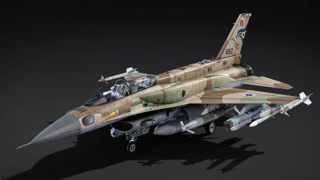 War Thunder Tusk Force Update Adds Israeli F-16I Sufa Fighter Jet